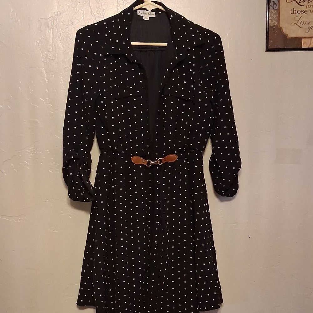 Black Polka Dot Dress